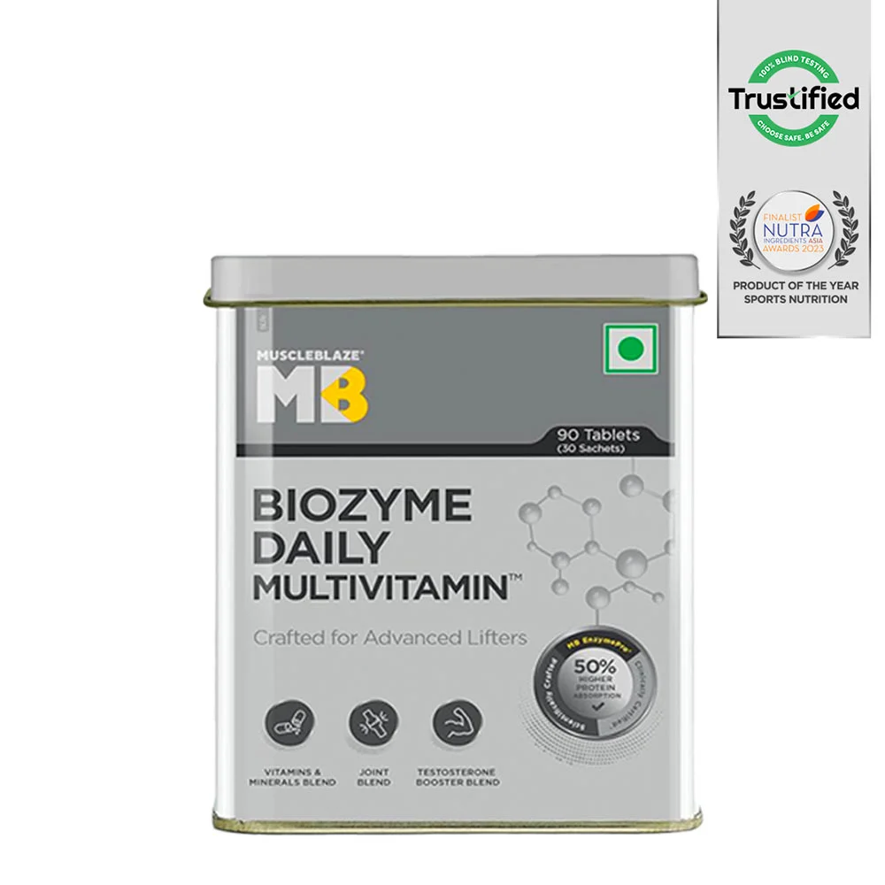 MB MuscleBlaze Biozyme Daily Multivitamin, 5-in-1 Supplement 90 tablet(s)